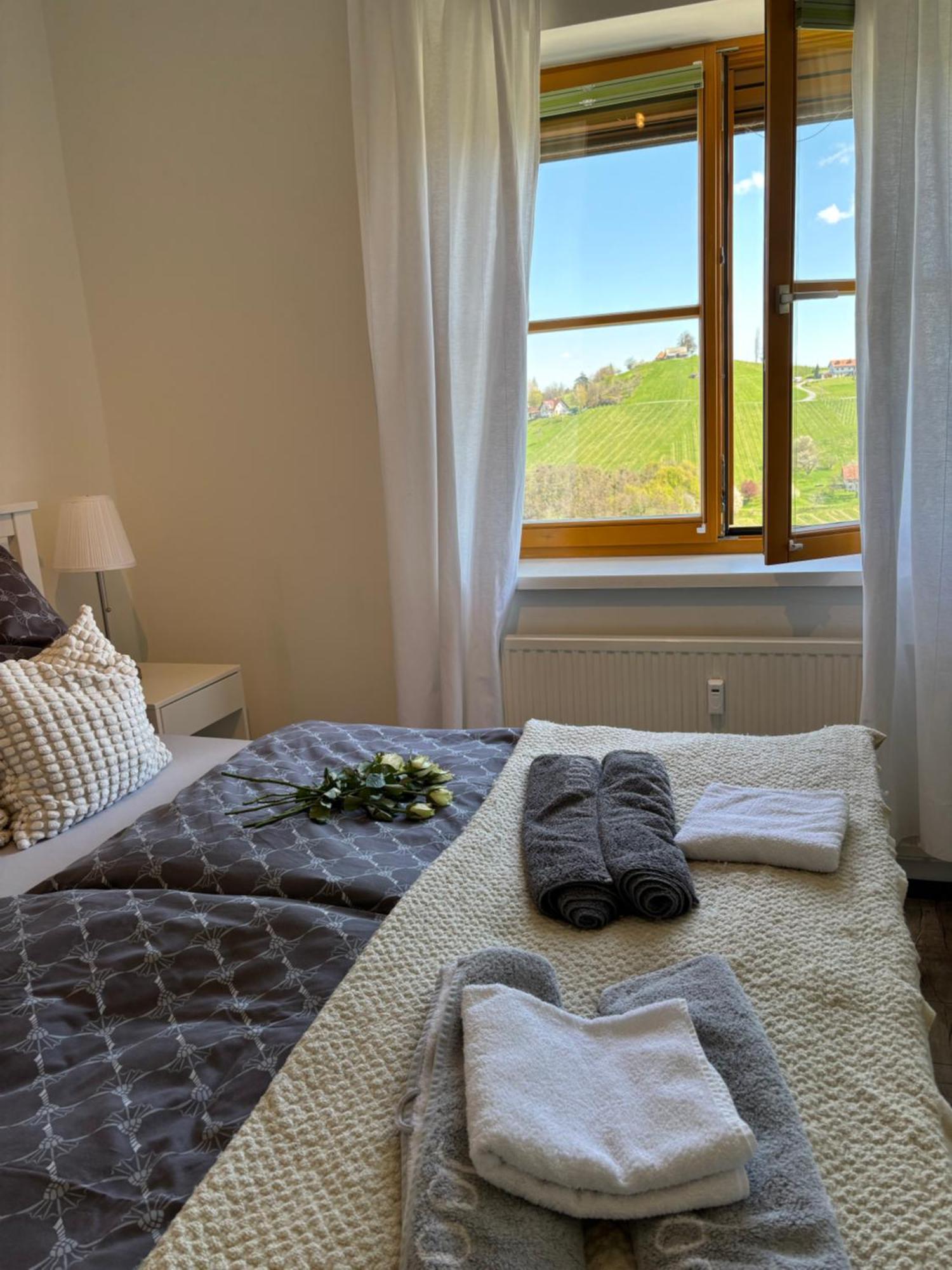Glanz Und Gloria Weingartenapartment An Der Kellerstrasse, Viele Buschenschaenke, Sehr Ruhige Lage, Herrliche Aussicht! Leutschach Εξωτερικό φωτογραφία